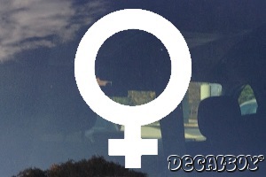 Woman Symbol Car Decal