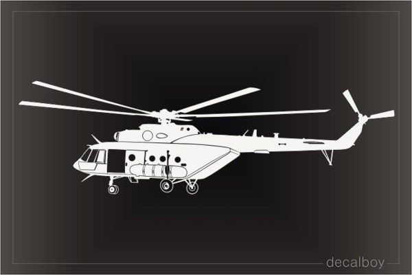 MI 17 Helicopter Decal
