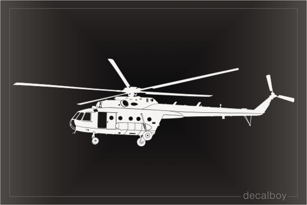 Mil MI 17 Helicopter Decal