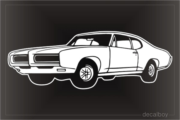 Muscle Car Decal