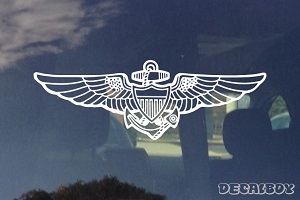 Navy Aviator Wings Decal