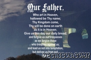 Our Father Window Decal