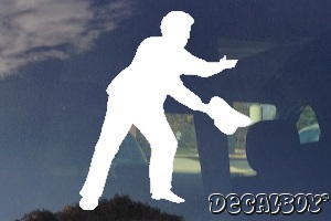 Bowing Car Window Decal