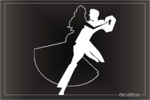 DANCER 031 Dancer Car Window Stickers