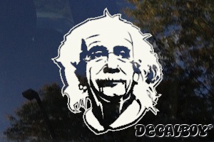 Einstein 2 Car Window Decal