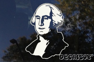 George Washington Car Window Decal