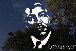 Martin Luther King Car Window Decal