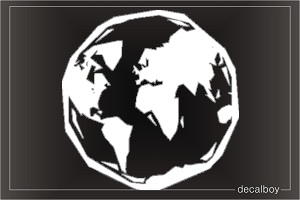 Planet Earth Car Decal