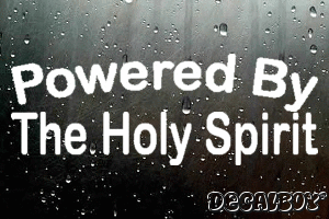 Powered By The Holy Spirit Vinyl Die-cut Decal
