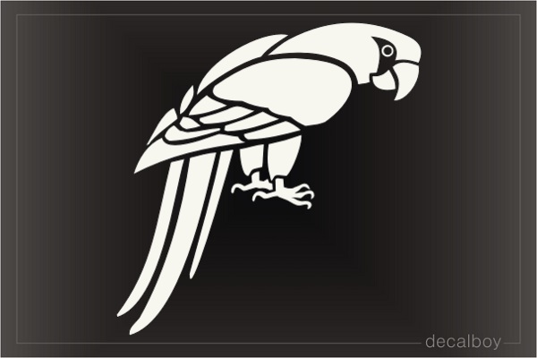 Parrot Macaw Decal