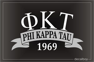 Phi Kappa Tau Logo Decal