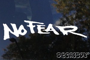 No Fear 22 Car Decal