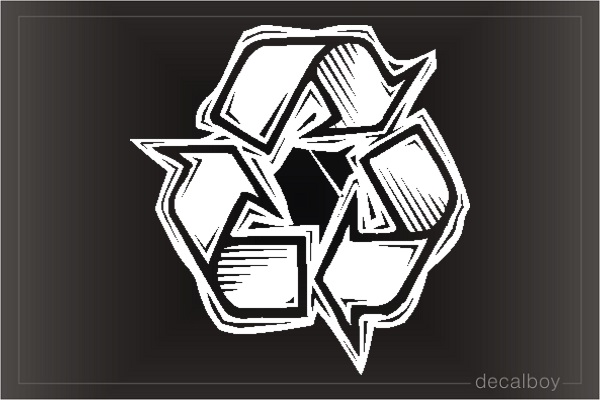Recycle Car Decal