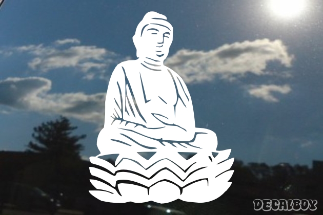 Buddha 07 Window Decal