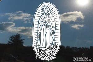 Virgen Maria Window Decal