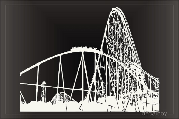Roller Coaster Decal