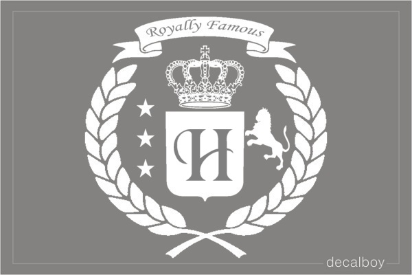 Royal Emblem Design Decal