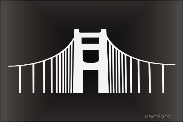 Sf Bridge Decal