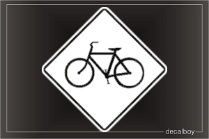 Bicycle Sign Car Decal