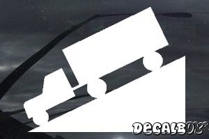 Downhill Sign Car Decal