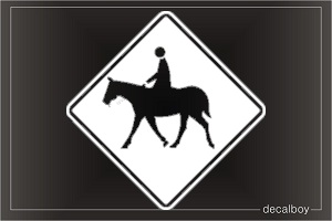 Horse Sign Window Decal