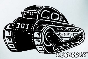 Spaceage Tank Car Decal