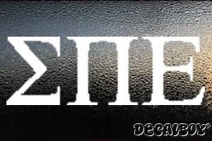 Sigma Pi Epsilon Vinyl Die-cut Decal