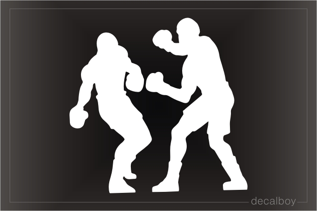 Boxing 2 Window Decal