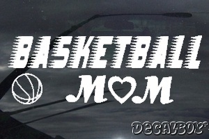 Basketball Mom Window Decal