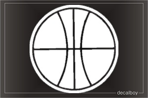 Basketball 01 Window Decal