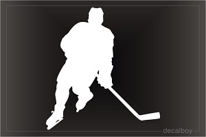 Ice Hockey Player Hockey Window Stickers