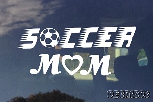 Soccermom Window Decal