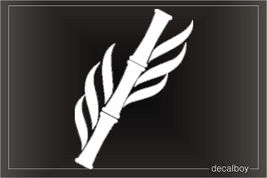Feather Car Decal