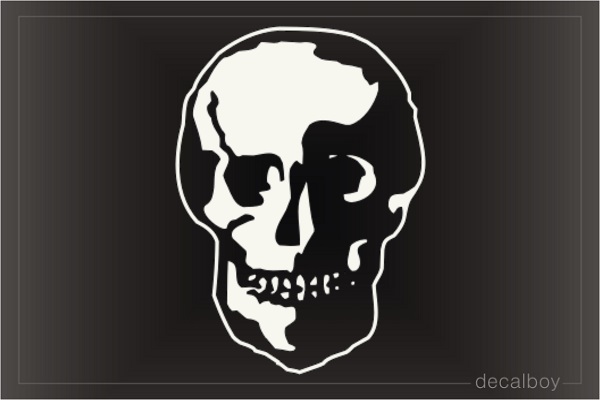 Skull 11 Car Window Decal
