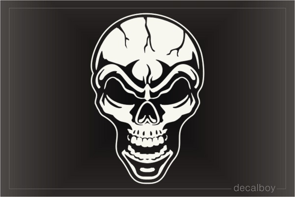 Skull Zombie Car Decal