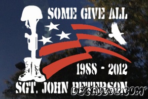 Some Gave All Memorial Car Decal