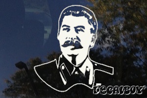 Stalin Car Window Decal