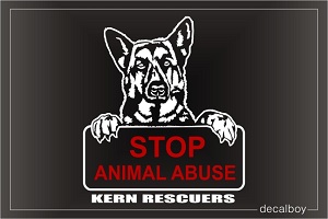 Stop Animal Abuse Decal