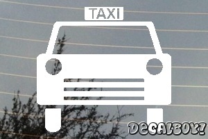 Taxi Car Decal