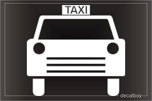 Taxi 4 Window Decal