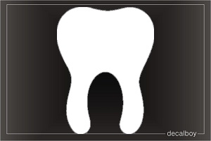 Tooth Car Decal