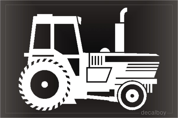 Tractor Window Decal