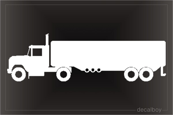 Truck Freight Window Decal