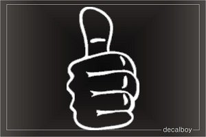 Thumbs Up Car Decal