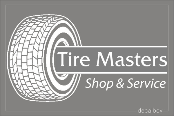 Tire Shop Logo Decal