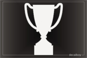 Trophy Award Decal