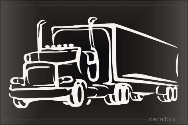 Truck Sketch Decal