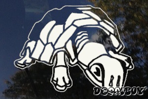 Land Turtle Car Window Decal