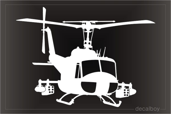 UH 1 Huey Helicopter Decal