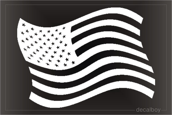 USA Flag Auto Decal